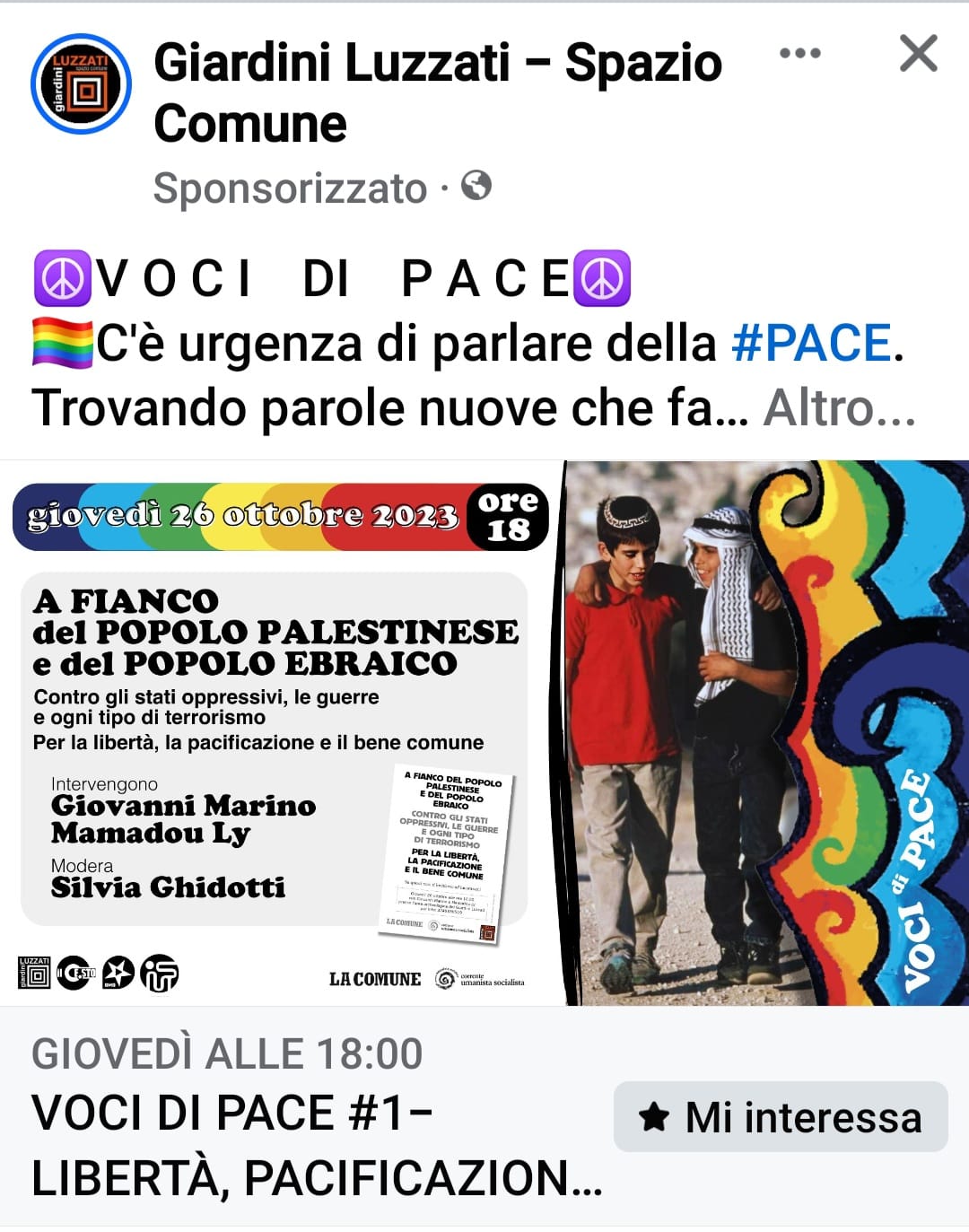 2023 10 26 Voci di pace