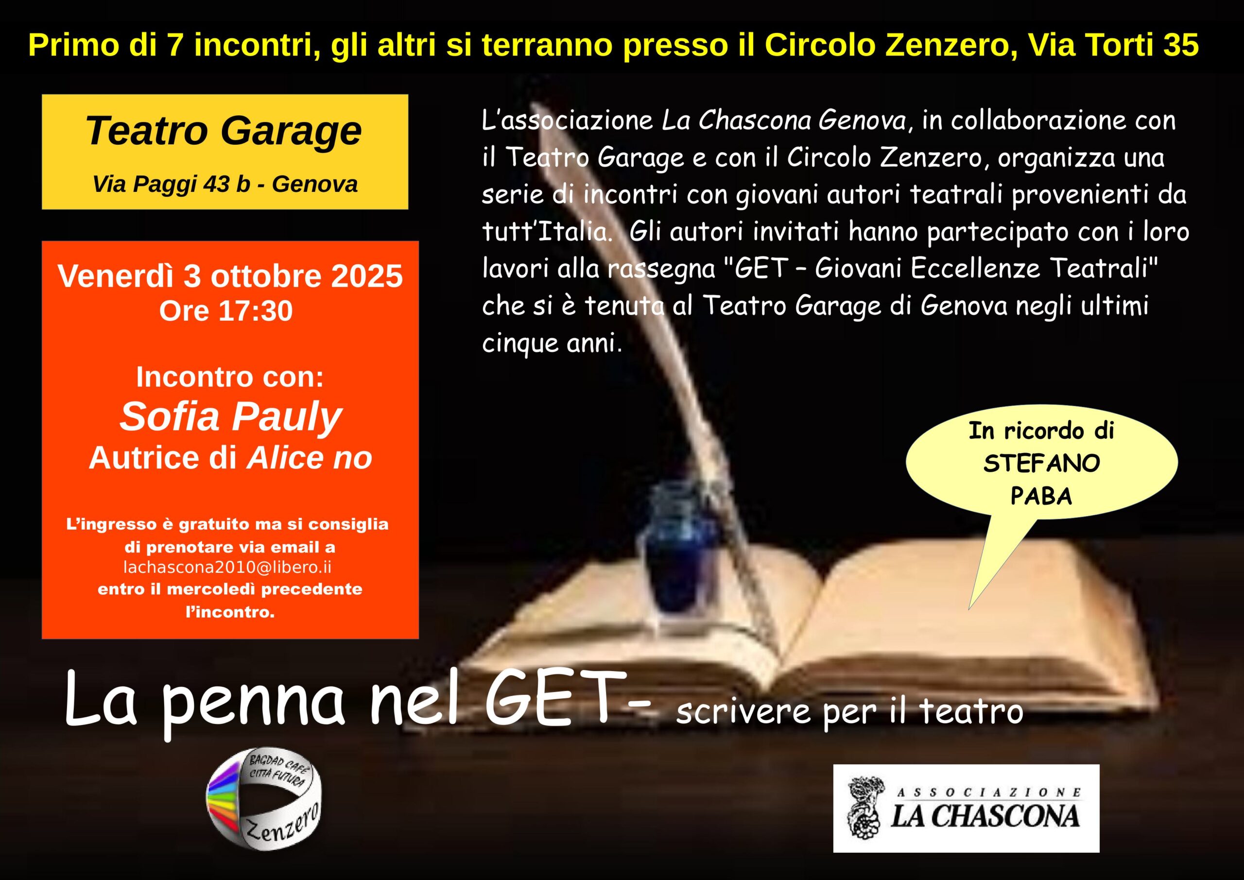 2025 10 03 La penna nel GET Locandina
